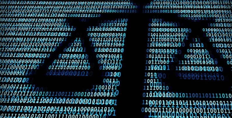 scales of justice on binary