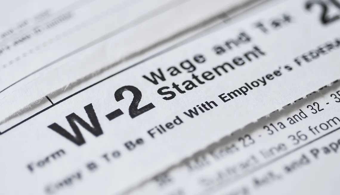 W2 income tax form
